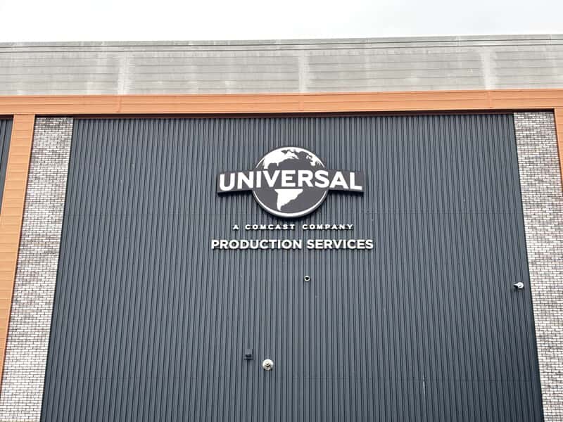 An image of the outdoor Universal channel letters.
